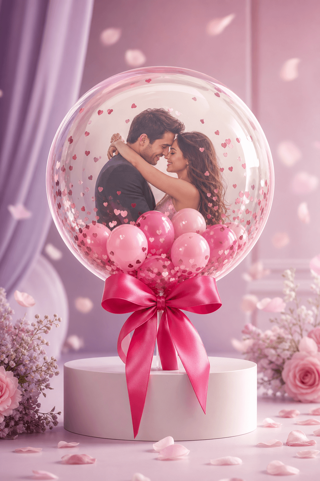 Love & Romance personalized photo balloon